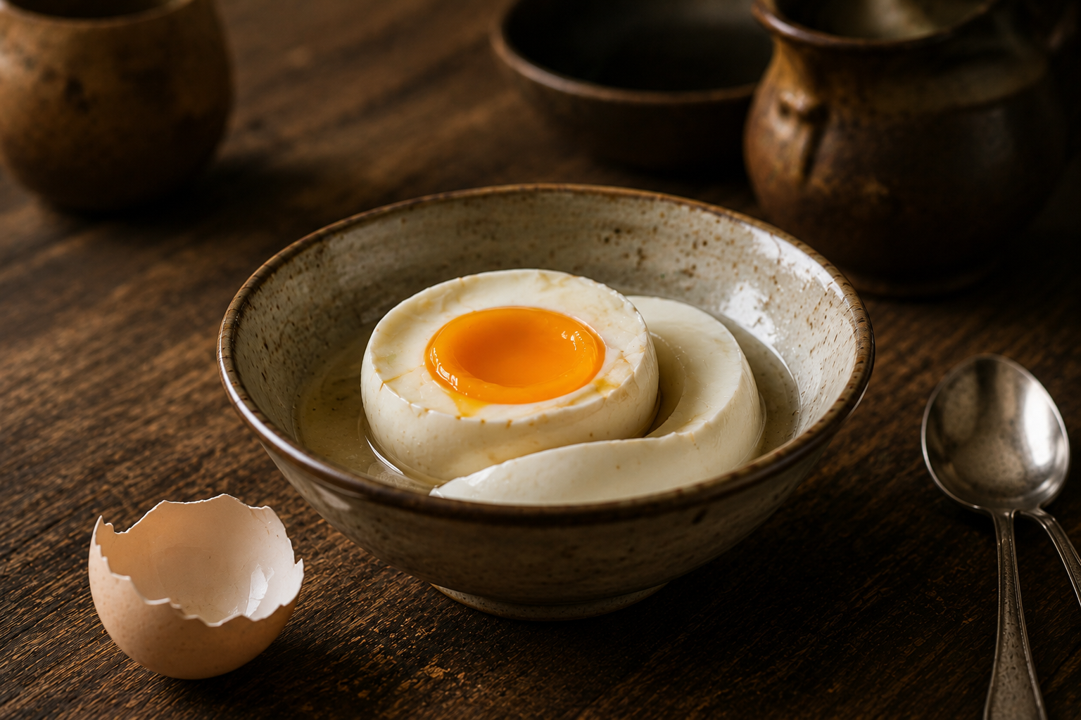 Soft boiled eggs served as a recovery food in the Spanish Military Hospital